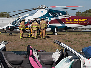 Trauma Hawk helicopter