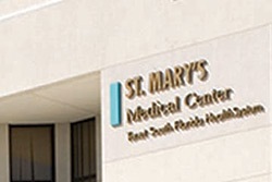 Signage on the outside of St Marys Medical Center