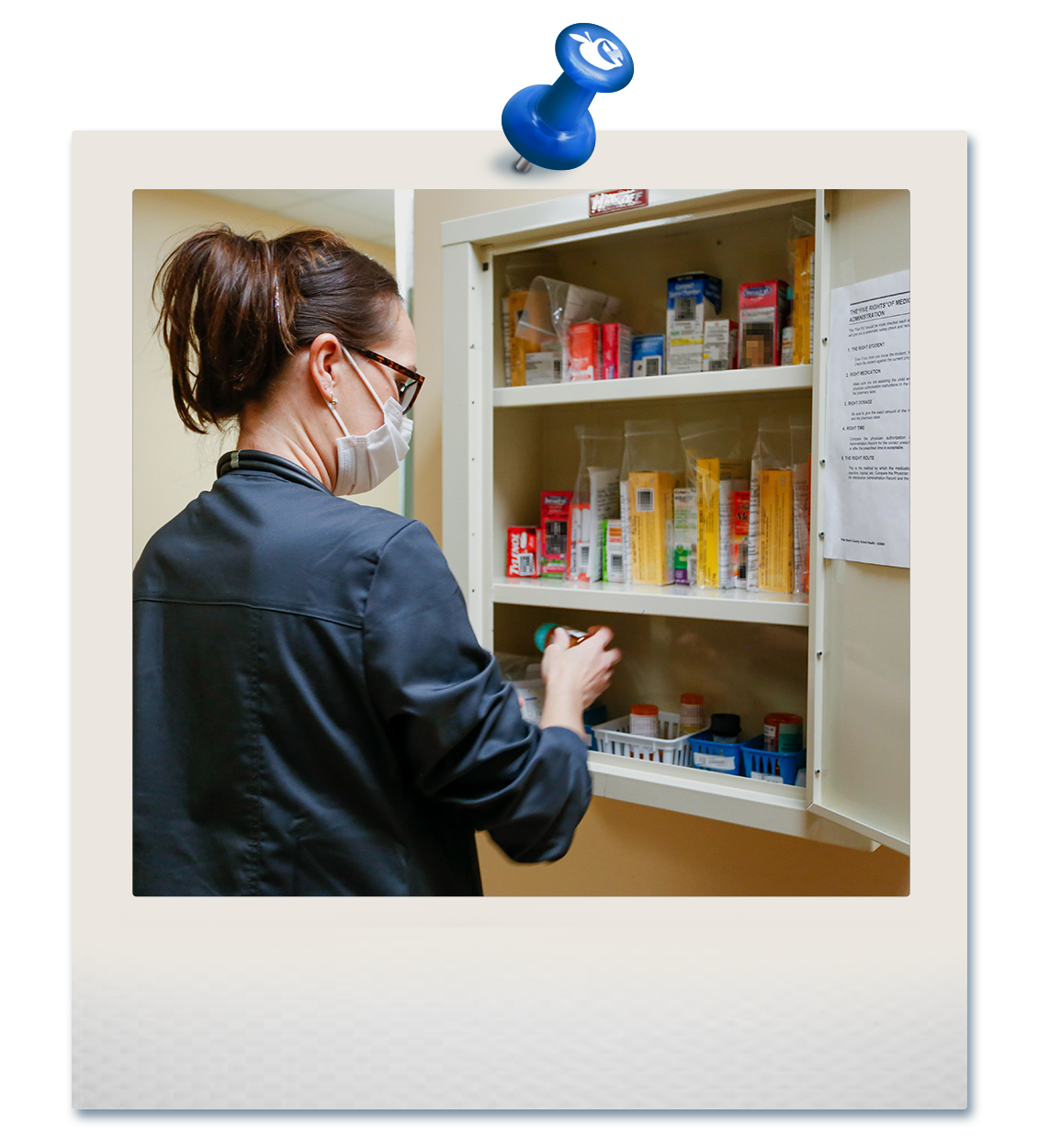 Image of School Nurse in Meeting