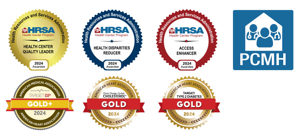 2024 HRSA and AHA Badges