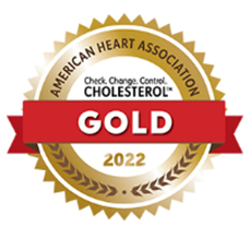 Gold Cholesterol 2022 HRSA Badge