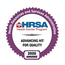 HRSA Advancing HIT Quality 2020 Badge