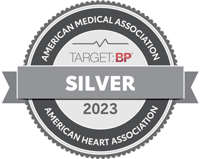 2023 AHA Target BP Silver Badge