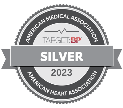 2023 AHA Target BP Silver Badge