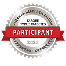 Silver Type 2 Diabetes 2022 HRSA Badge
