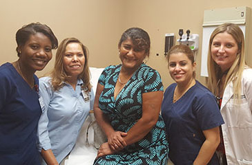 Group photo of the Women's Health Services team