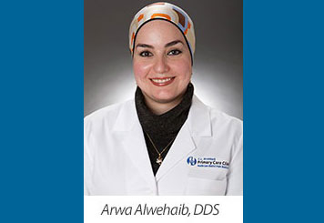 Head shot photo Dentist Arwa Alwehaib