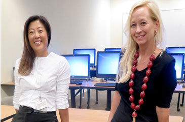 Tara Kraber, Director of H.R. and Valerie Shahriari, General Counsel