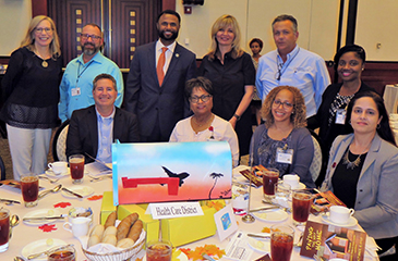 Staff at the Homeless Coalition Luncheon