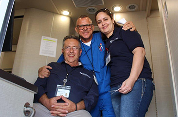 The Mobile Health Clinic Staff on the Bus