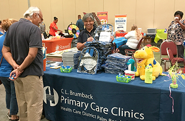 C. L. Brumback Staff at the Palm Beach County Convention Center Back to School Event