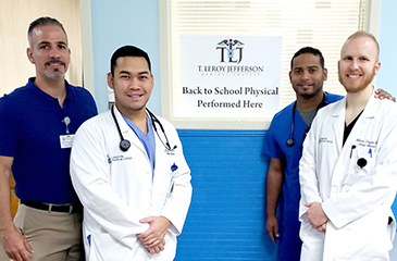 Lakeside Medical Center physicians and Family Medical Residents Standing Together