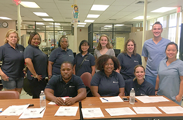 Lakeside Medical Center and C. L. Brumback Clinic Staff at West Tech Back to School Event
