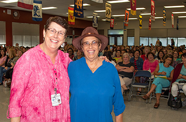 Ginny Keller and Dr. Alina Alonso