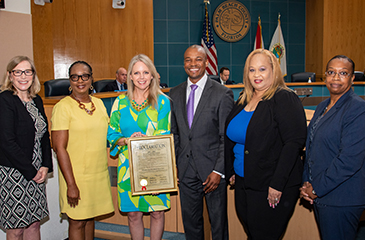 Group Photo with Proclamation