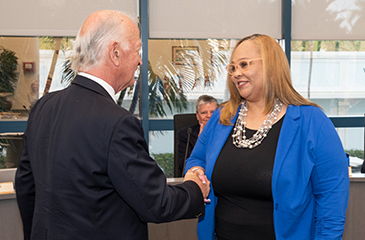 Image of Tammy Jackson-Moore being sworn in