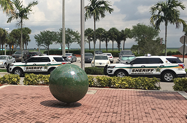 PBSO caravan arriving at LMC