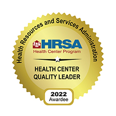 Health Care Quality Leader 2022 HRSA Badge